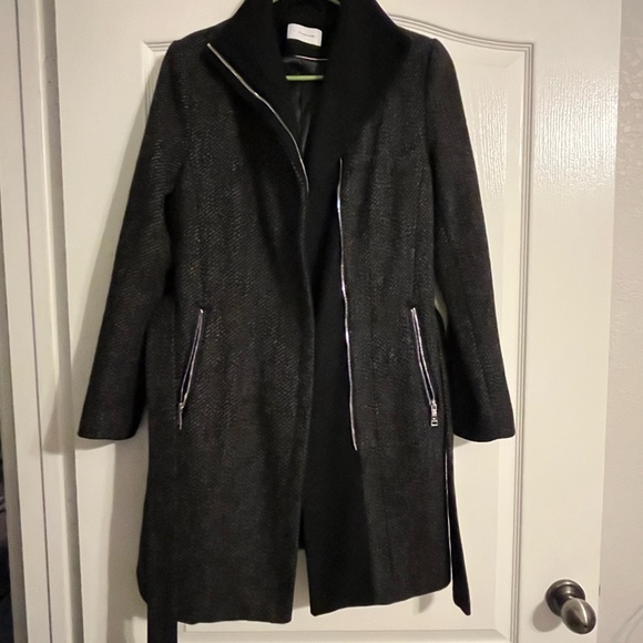 Tahari Tweed Cocoon Coat Small - Picture 4 of 5